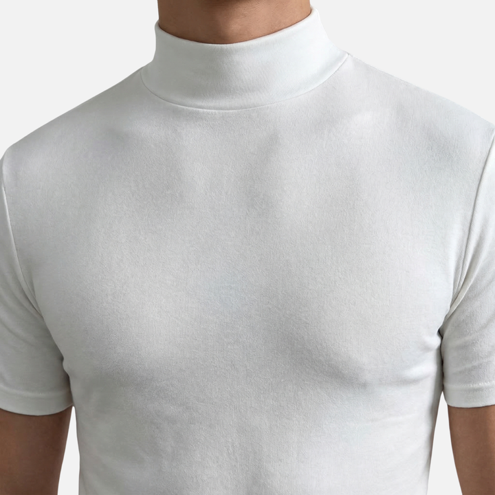 Stretch-Baumwoll T-Shirt mit flexibler Passform für Herren