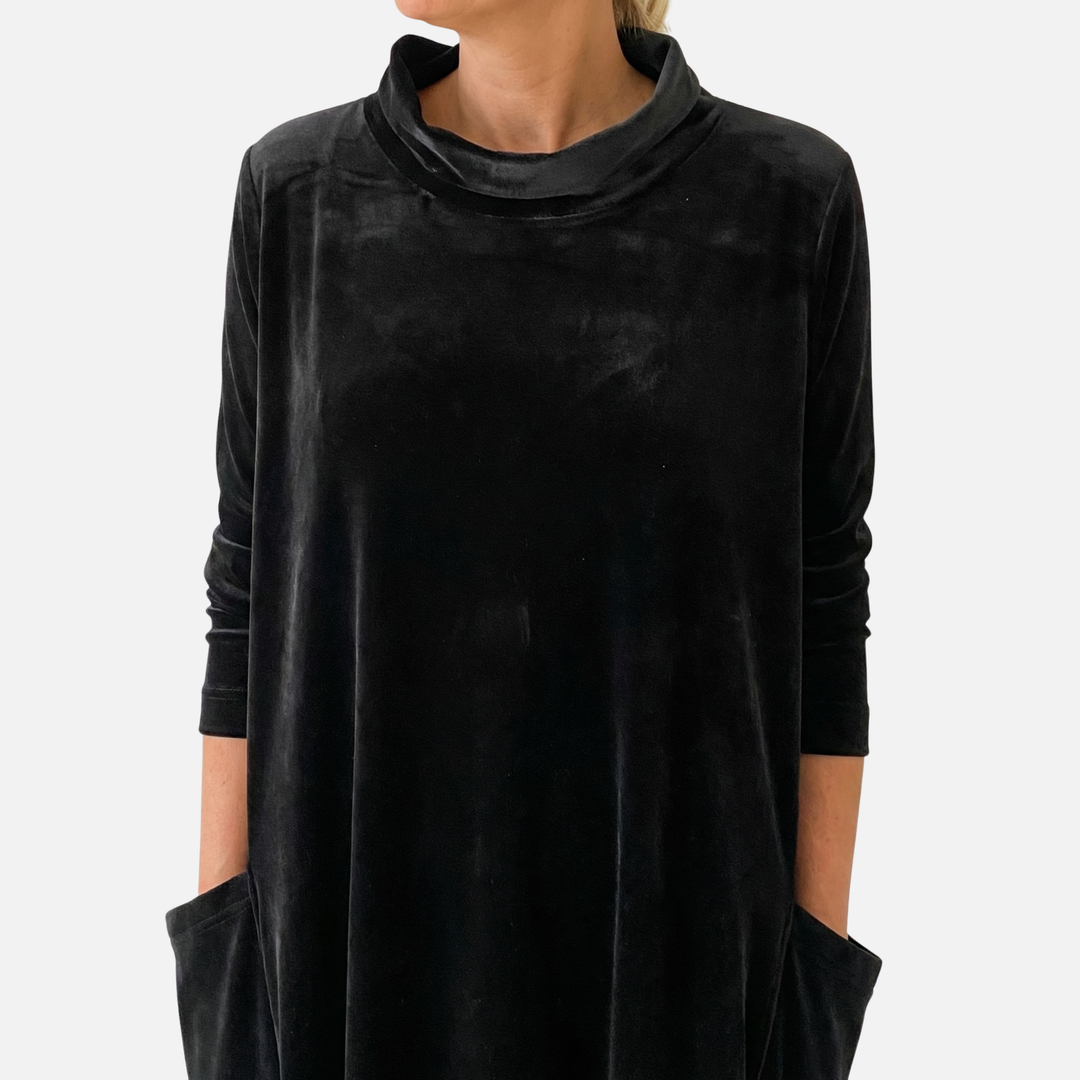 Abito midi classico traspirante con comfort quotidiano da donna