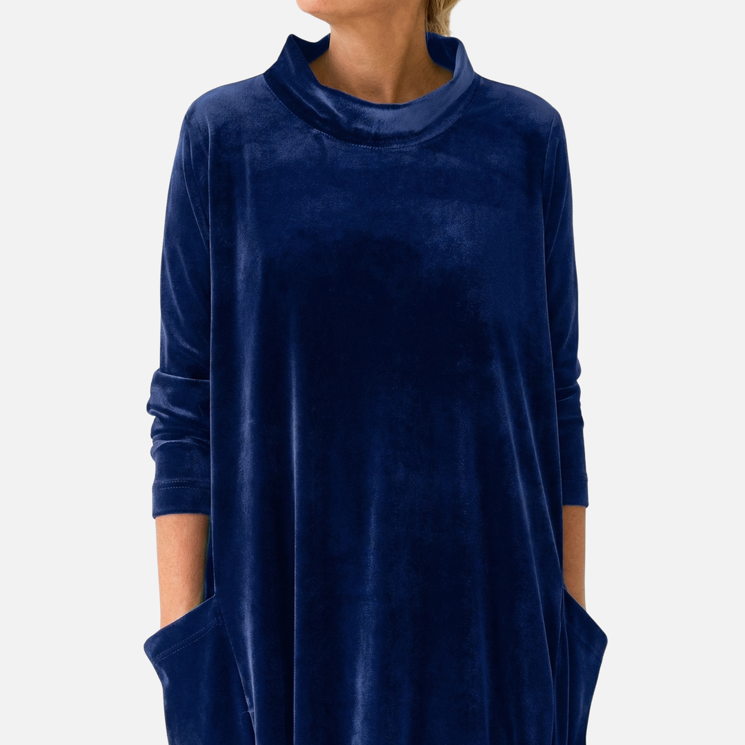 Abito midi classico traspirante con comfort quotidiano da donna