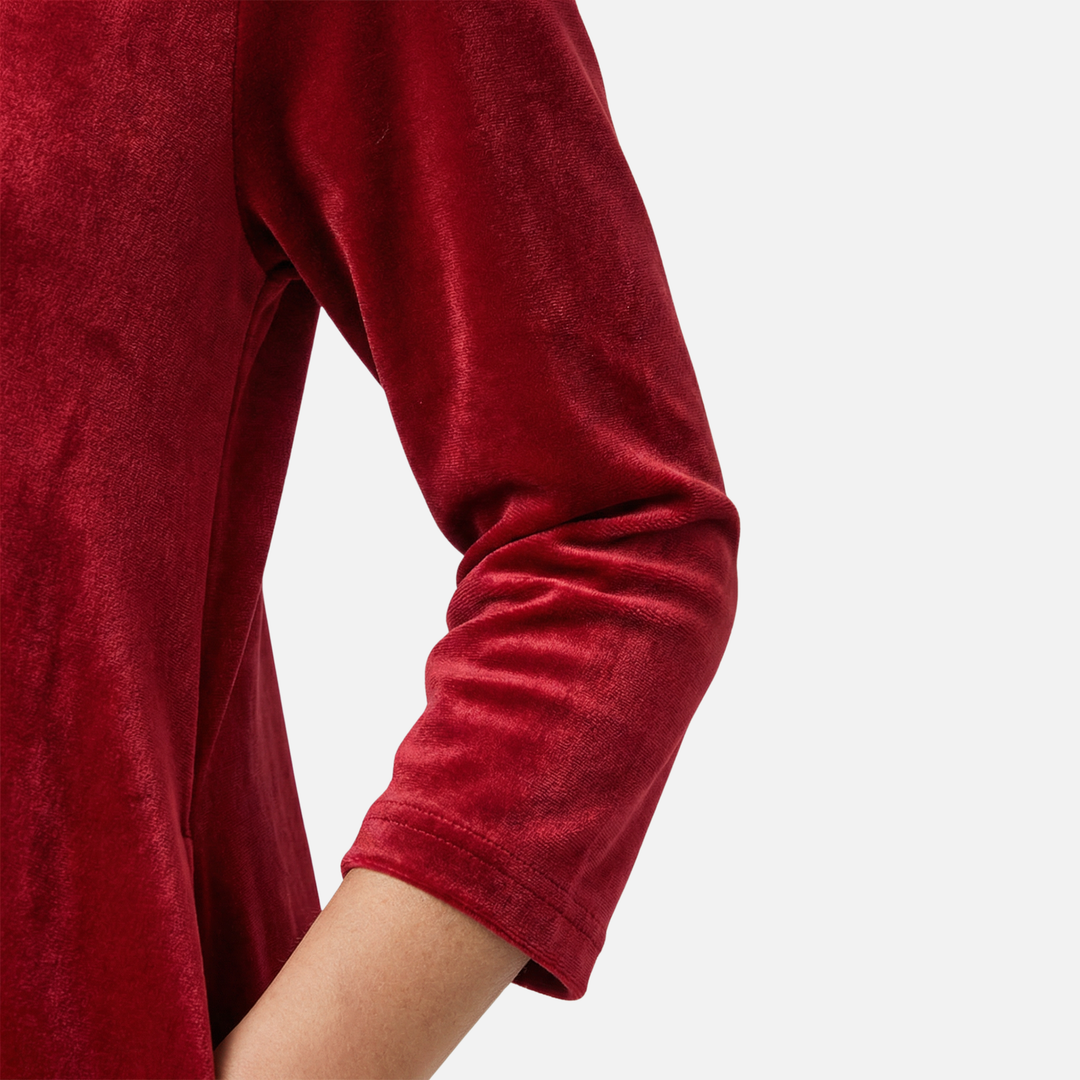 Abito midi classico traspirante con comfort quotidiano da donna