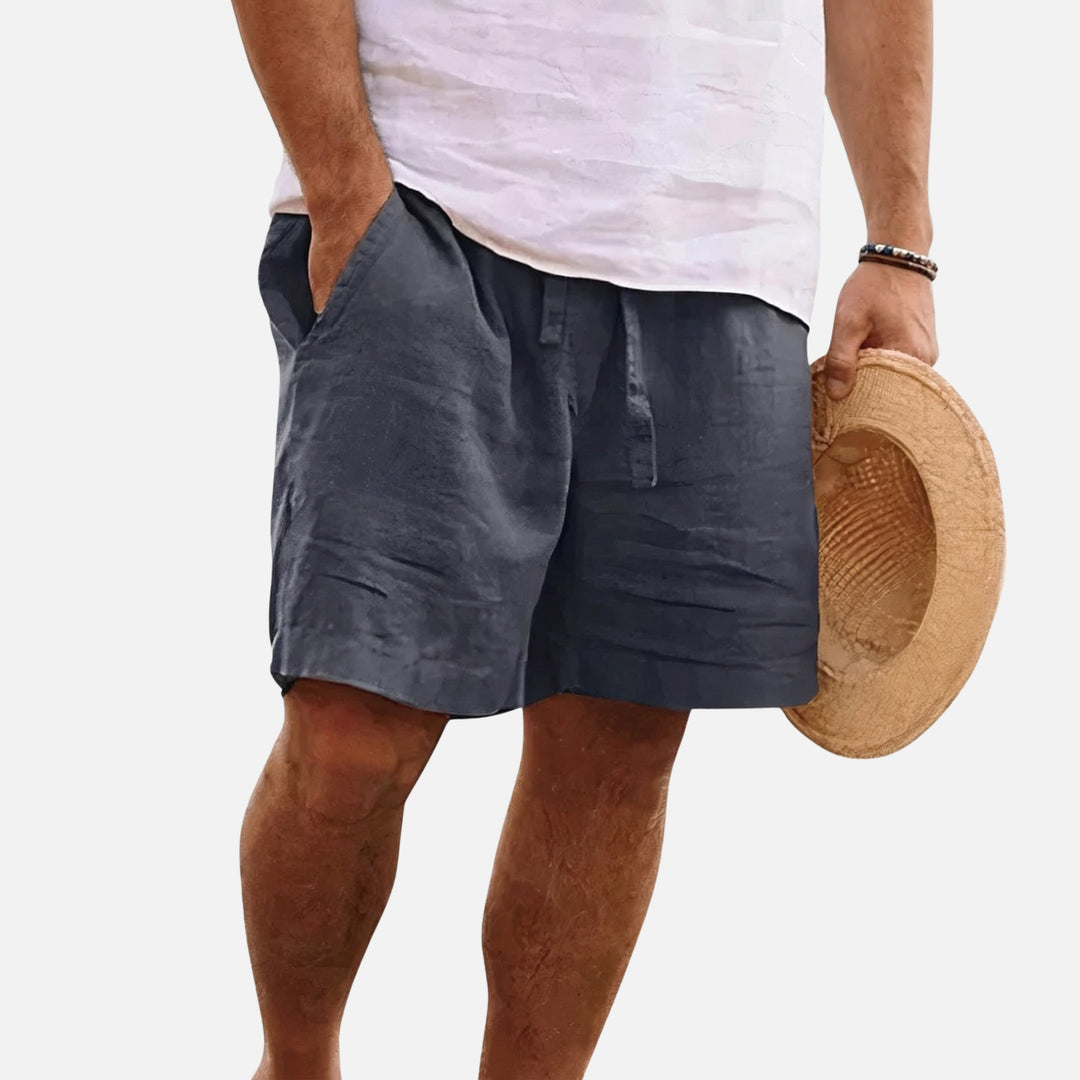 Cotton Shorts with Drawstring for Summer for Men