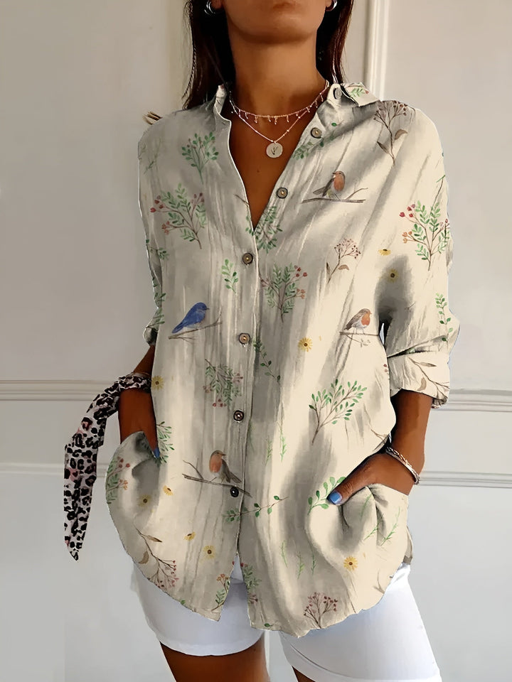 Baumwoll_Bluse_fuer_Damen_Florales_Muster_mit_Knopfleiste_5