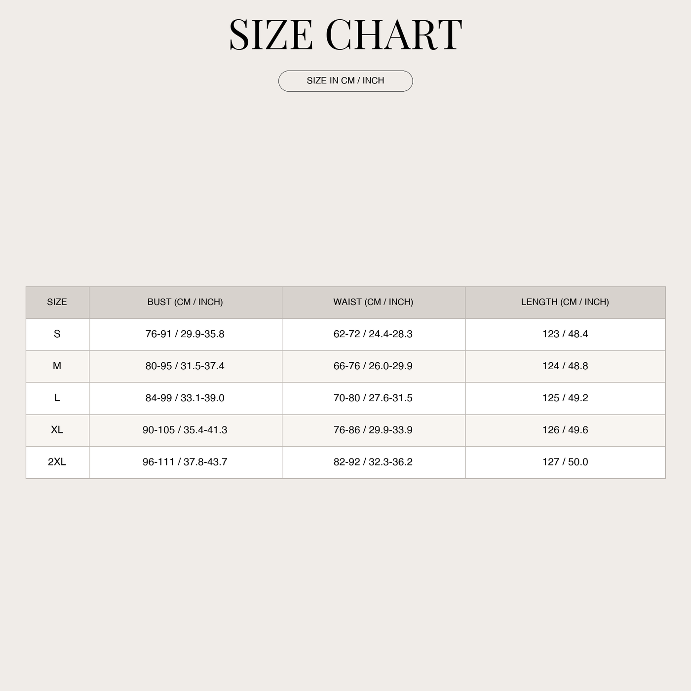 Mono bohemio sin espalda para mujer size chart