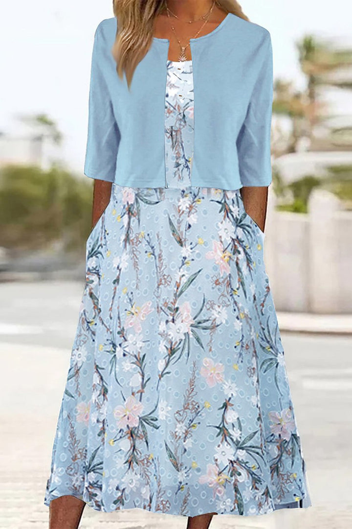 Blumen_Midikleid_fuer_Damen_Zweiteilig_und_Taschen_fuer_den_Sommer_1