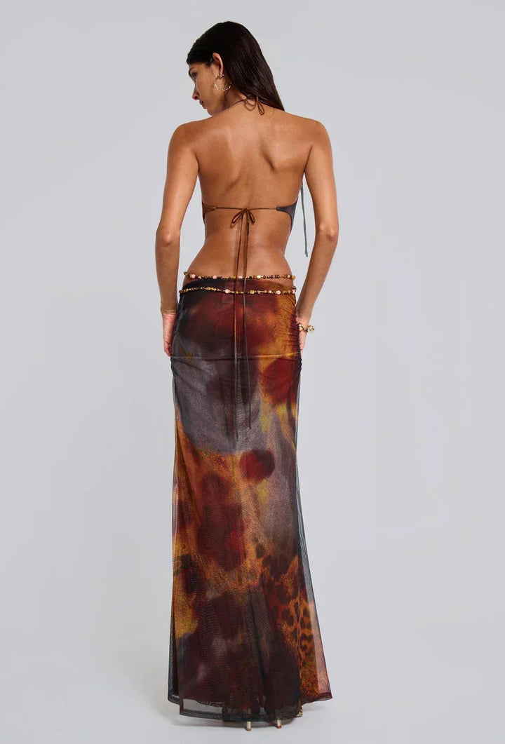 Braunes_langes_Leo_Print_Kleid_mit_Cut_outs_fuer_Damen_2