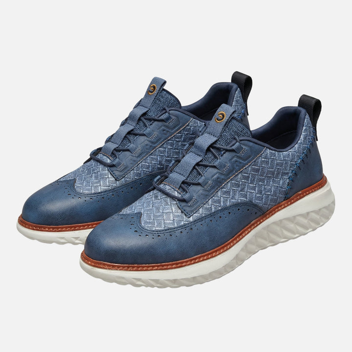 Brogue-Sneaker mit Flechtmuster – Dicke Sohle für Herren