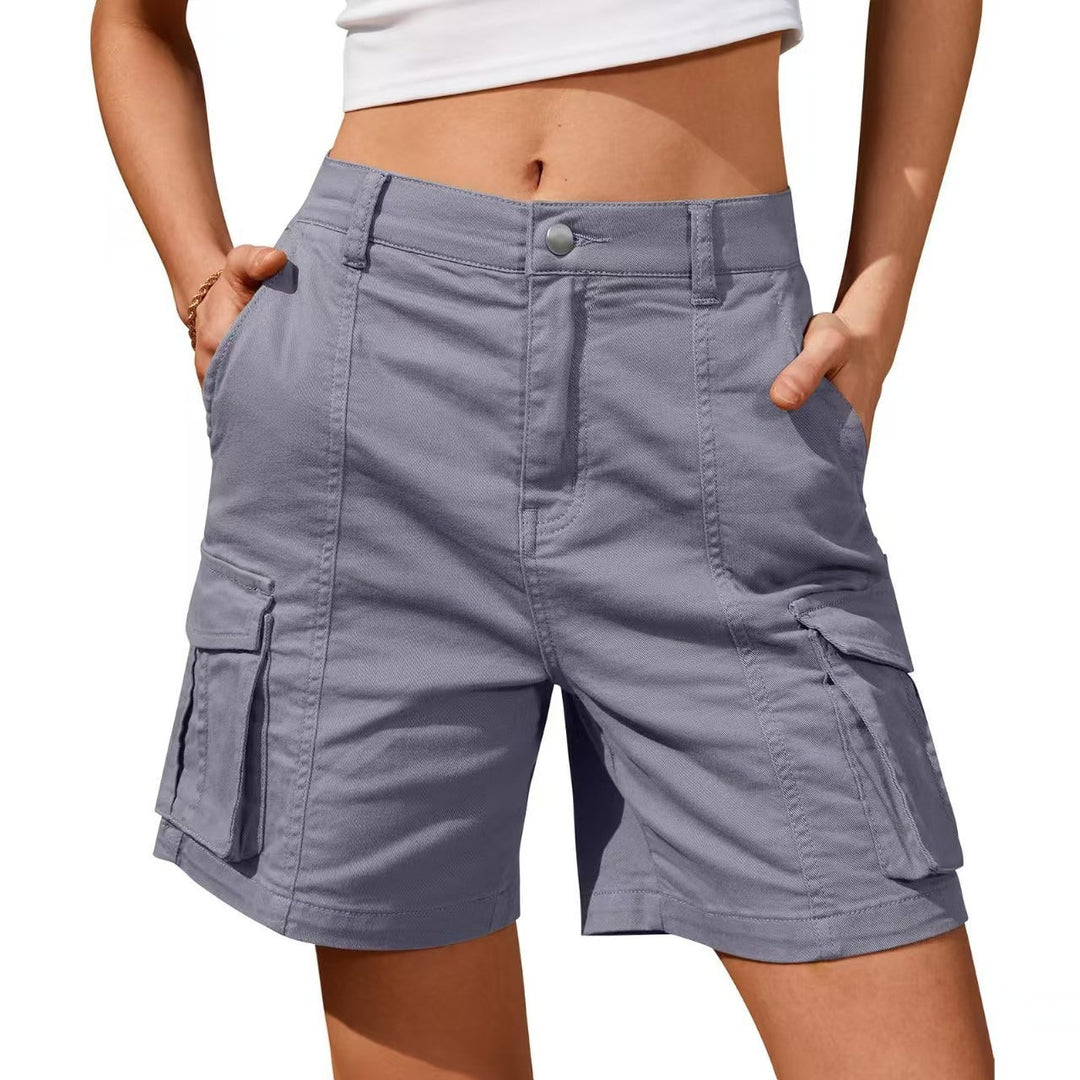 Cargo_Shorts_fuer_Damen_Knopfverschluss_mit_Cargotaschen_4