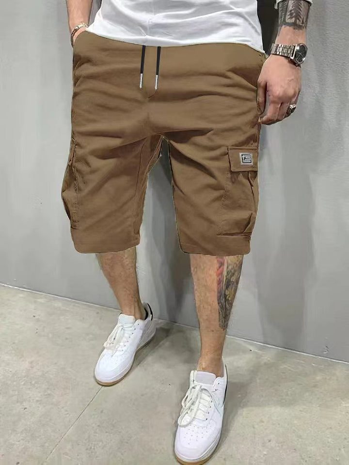 Cargo_Shorts_fuer_Herren_Kordelzug_und_seitliche_Taschen_4