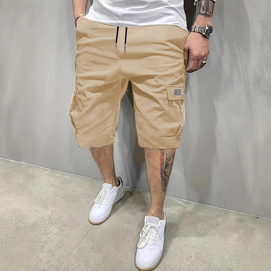 Cargo_Shorts_fuer_Herren_Kordelzug_und_seitliche_Taschen_8