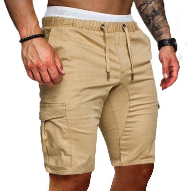 Cargoshorts_fuer_Herren_Elastischer_Bund_Mehrere_Taschen_7