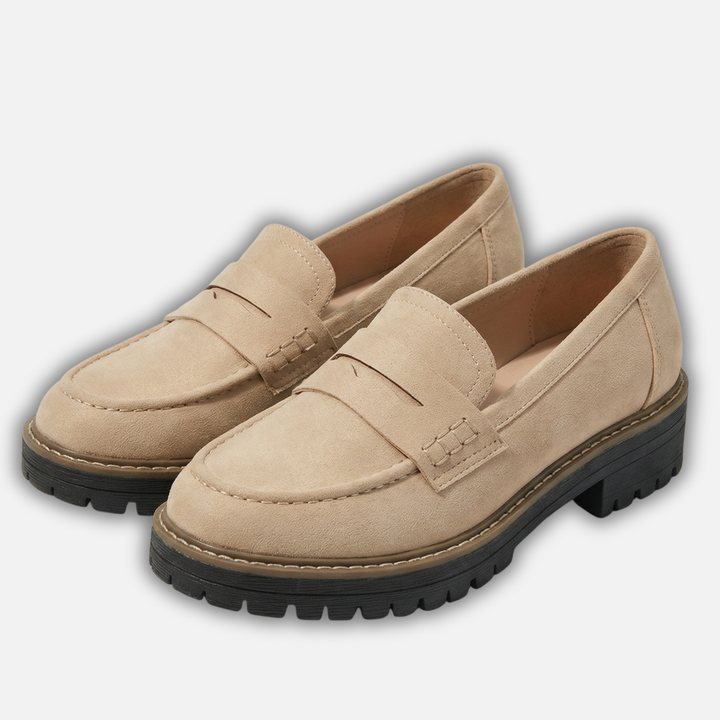Mocassini chunky con suola carrarmato per donna