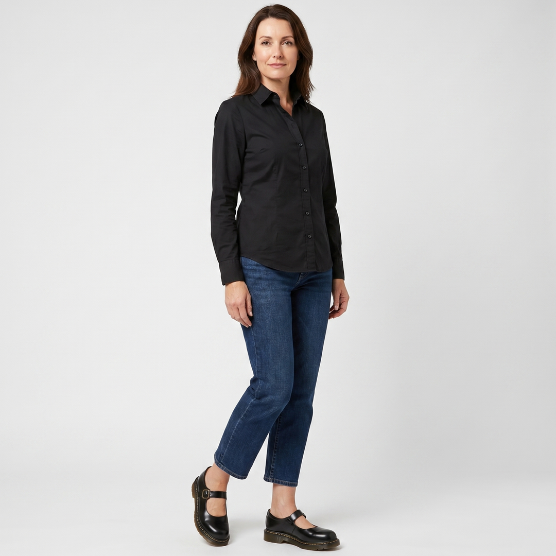 Mary-Jane-Flats mit Chunky-Sohle und Schnallenriemen für Damen