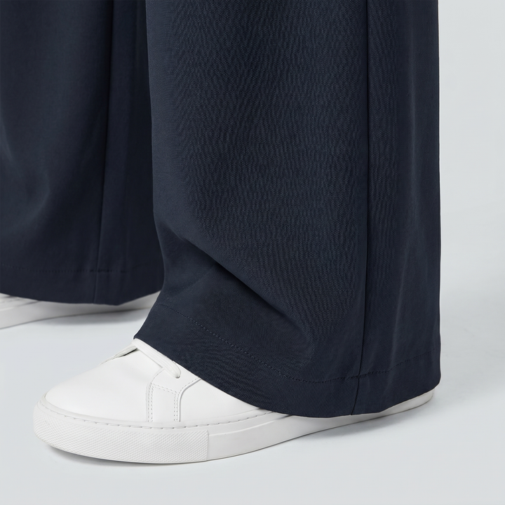 Pantaloni business classici a vita alta da donna