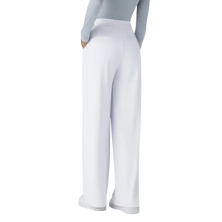 Pantaloni business classici a vita alta da donna