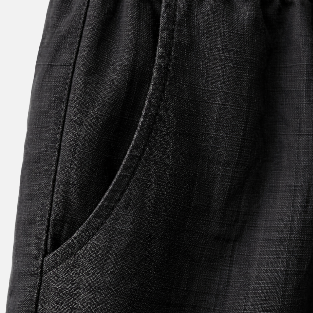 Lässige Sommerhose aus Baumwolle mit Bügelfalte für Herren