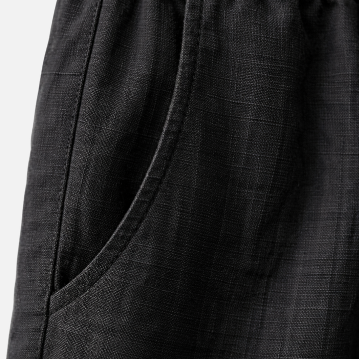 Lässige Sommerhose aus Baumwolle mit Bügelfalte für Herren