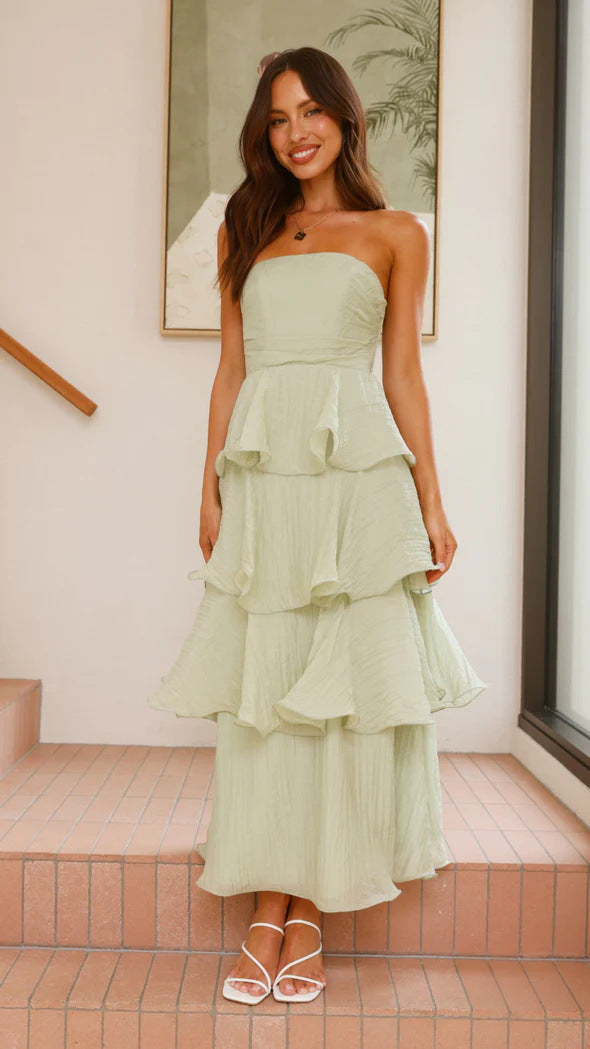 Festliches_traegerloses_gestuftes_Maxikleid_mit_Rueschen_fuer_Damen_7