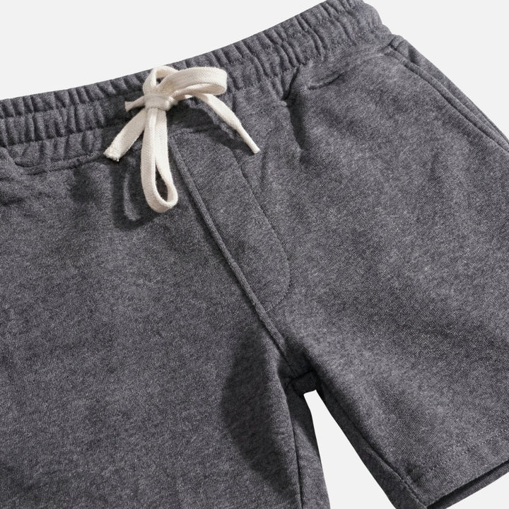 Shorts in pile con coulisse e tasche da uomo