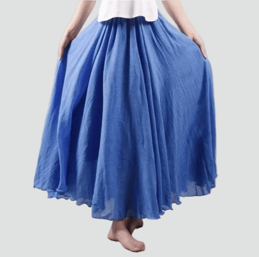 Fliessender_Leinen_Maxirock_im_Boho_Stil_fuer_Damen_1