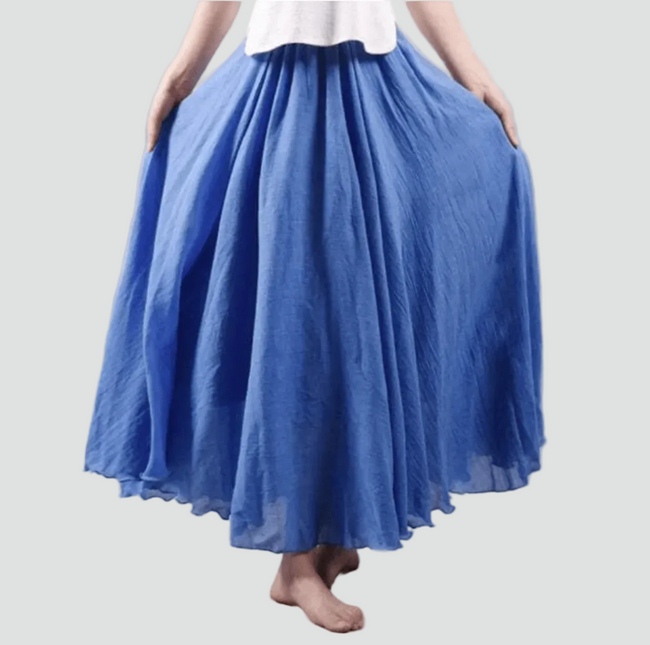 Fliessender_Leinen_Maxirock_im_Boho_Stil_fuer_Damen_1