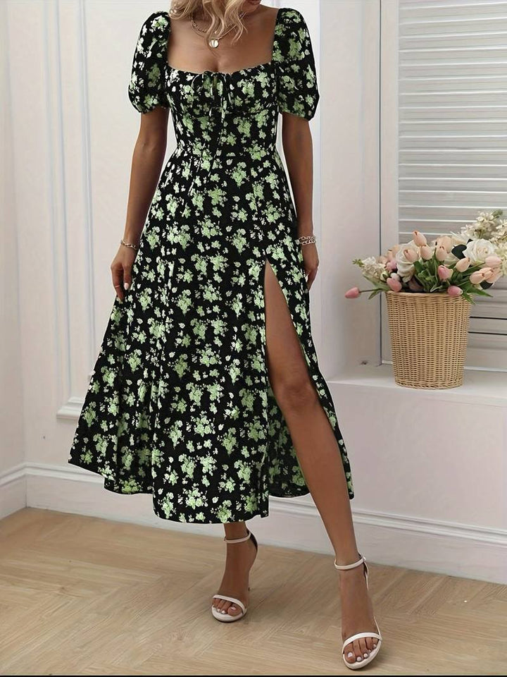 Damen-Blumen-A-Linie-Kleid-fur-Fruhling-Midi-4.jpg