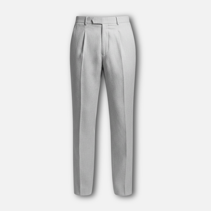 Classic Pinstripe Pants – Straight-Cut Trousers for Men