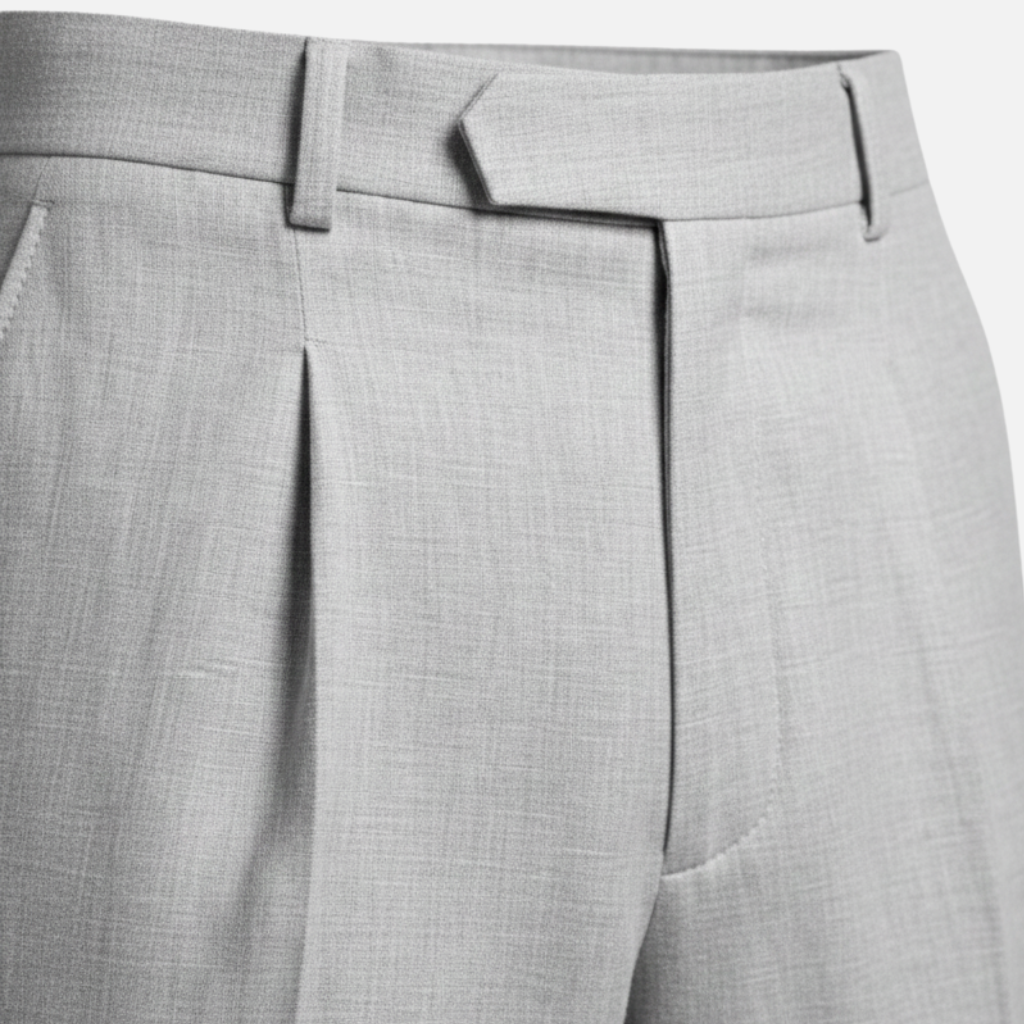 Classic Pinstripe Pants – Straight-Cut Trousers for Men