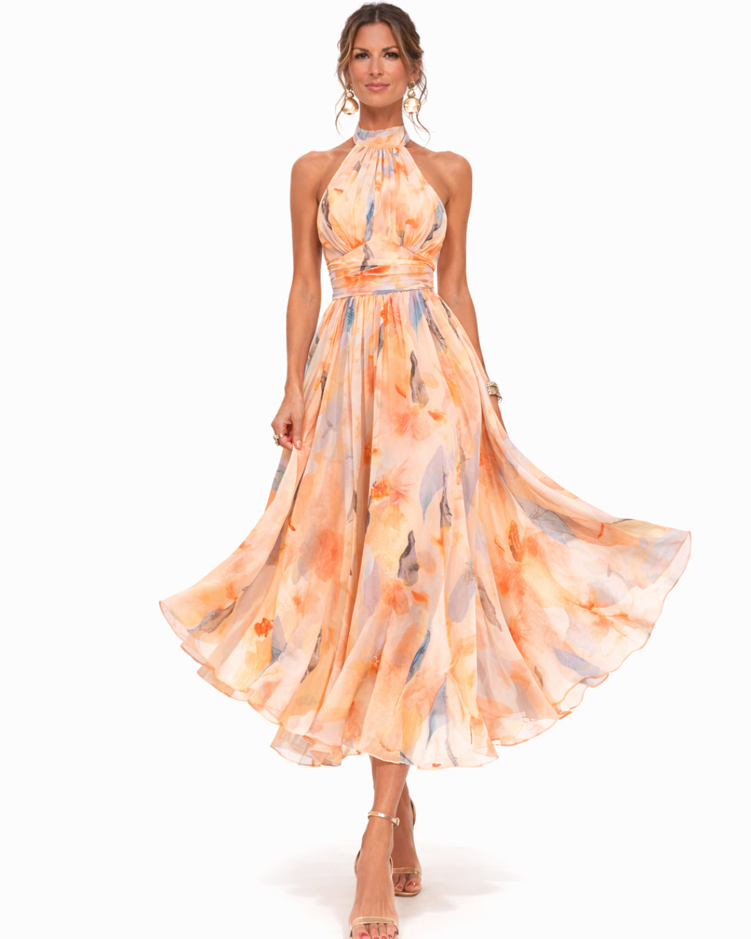 Halterneck_Sommerkleid_fuer_Damen_Aquarell_Druck_2