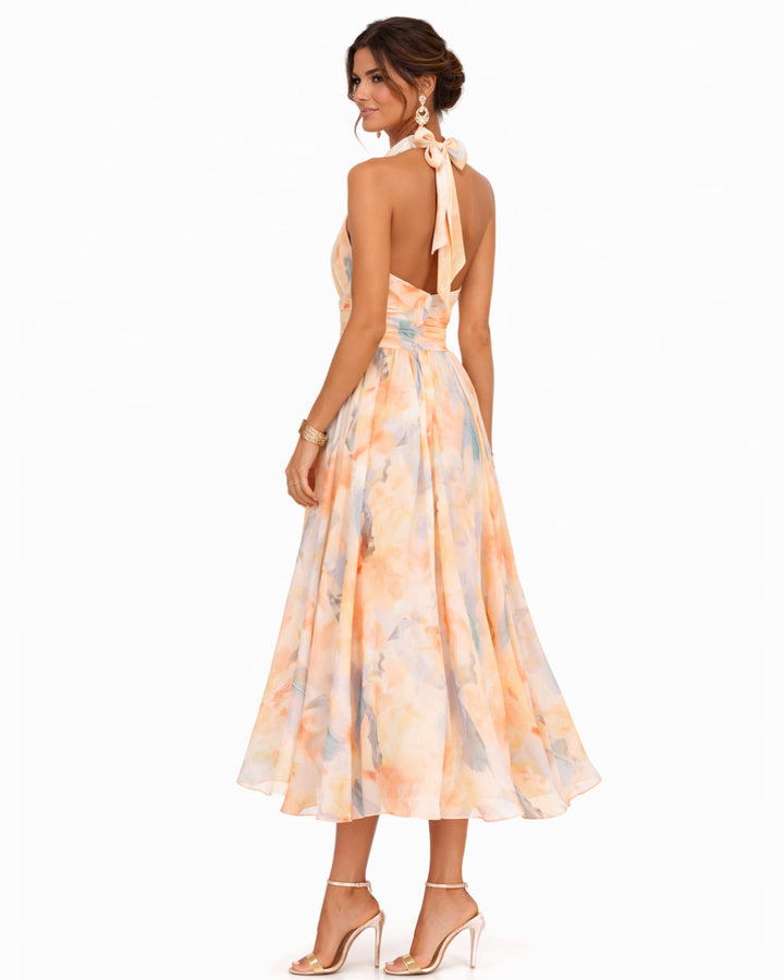 Halterneck_Sommerkleid_fuer_Damen_Aquarell_Druck_4