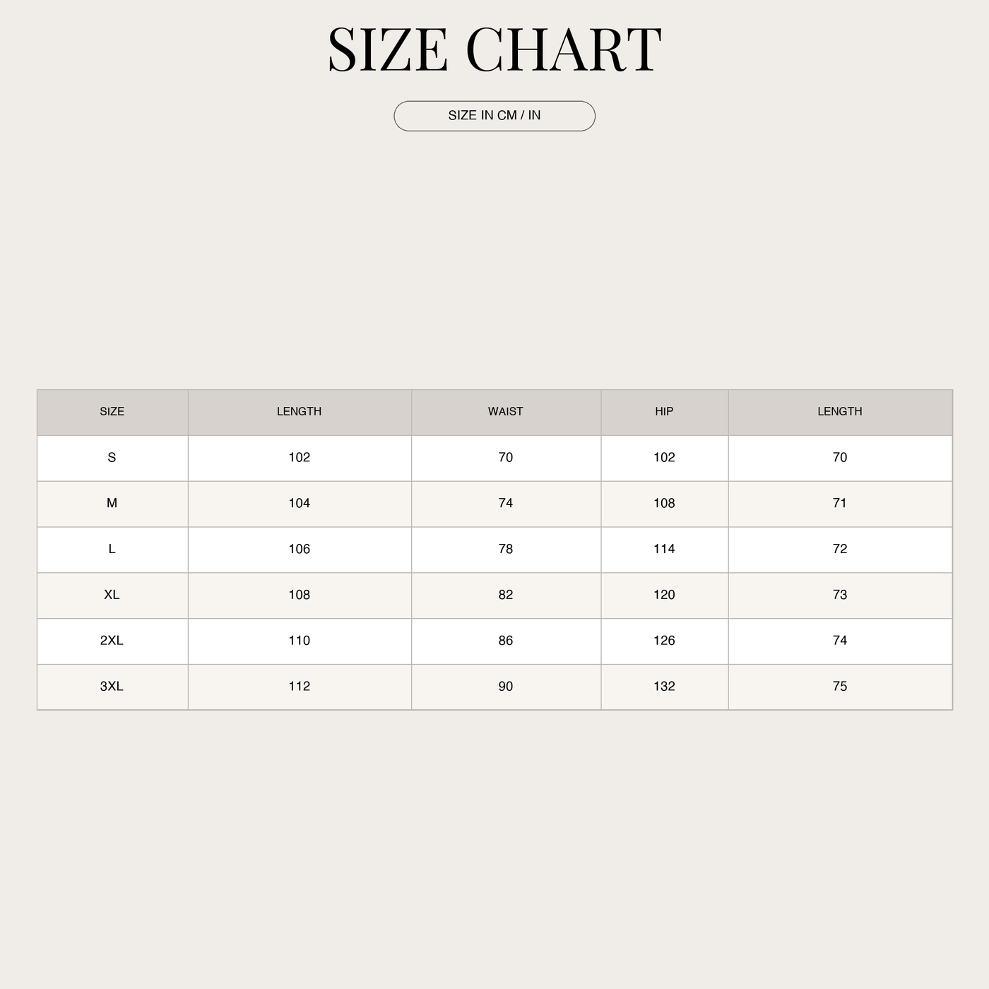 Παντελόνι jogging από φούτερ με κορδόνι για άνδρες size chart