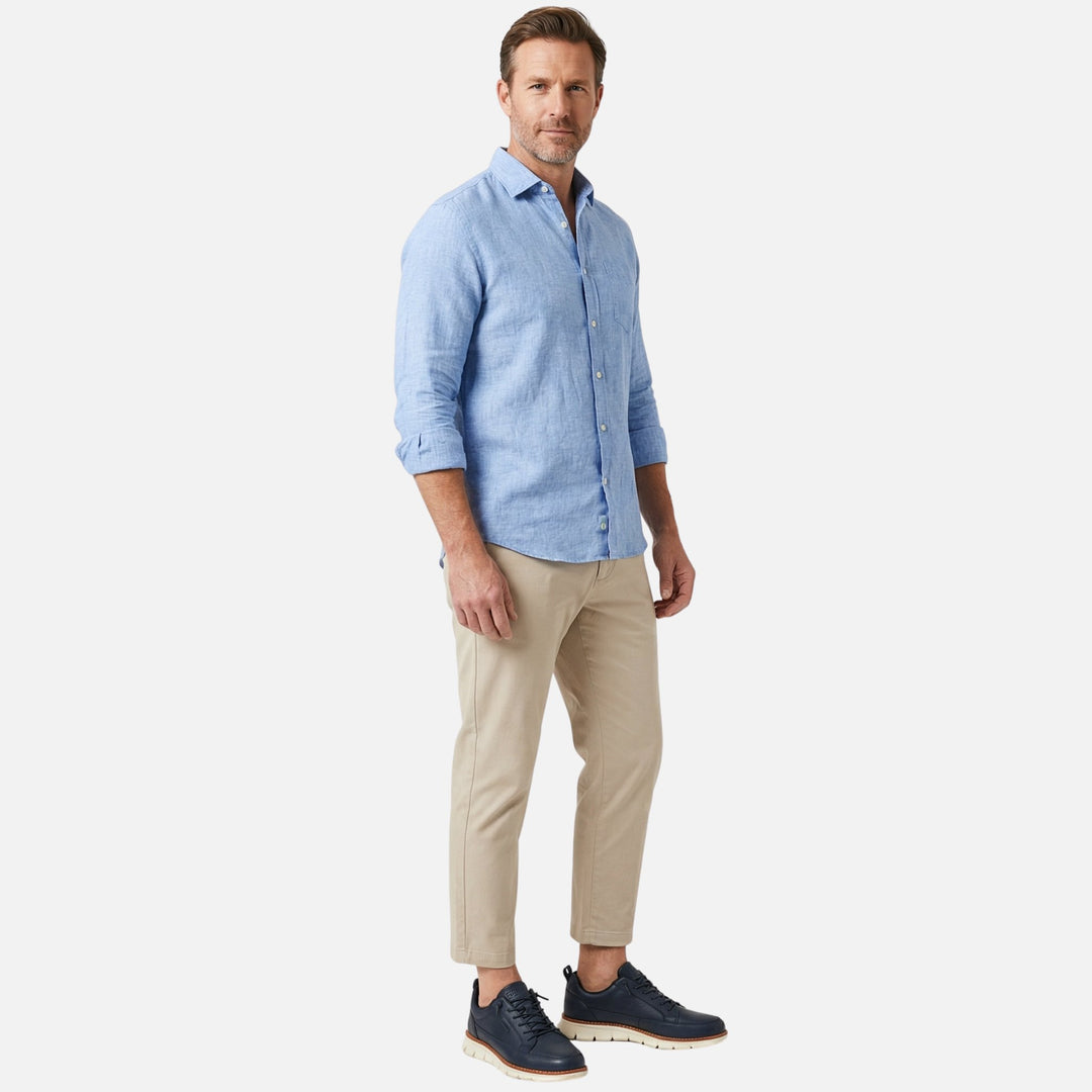 Velour Leather Look Casual Sneakers with Comfort Fit for Men