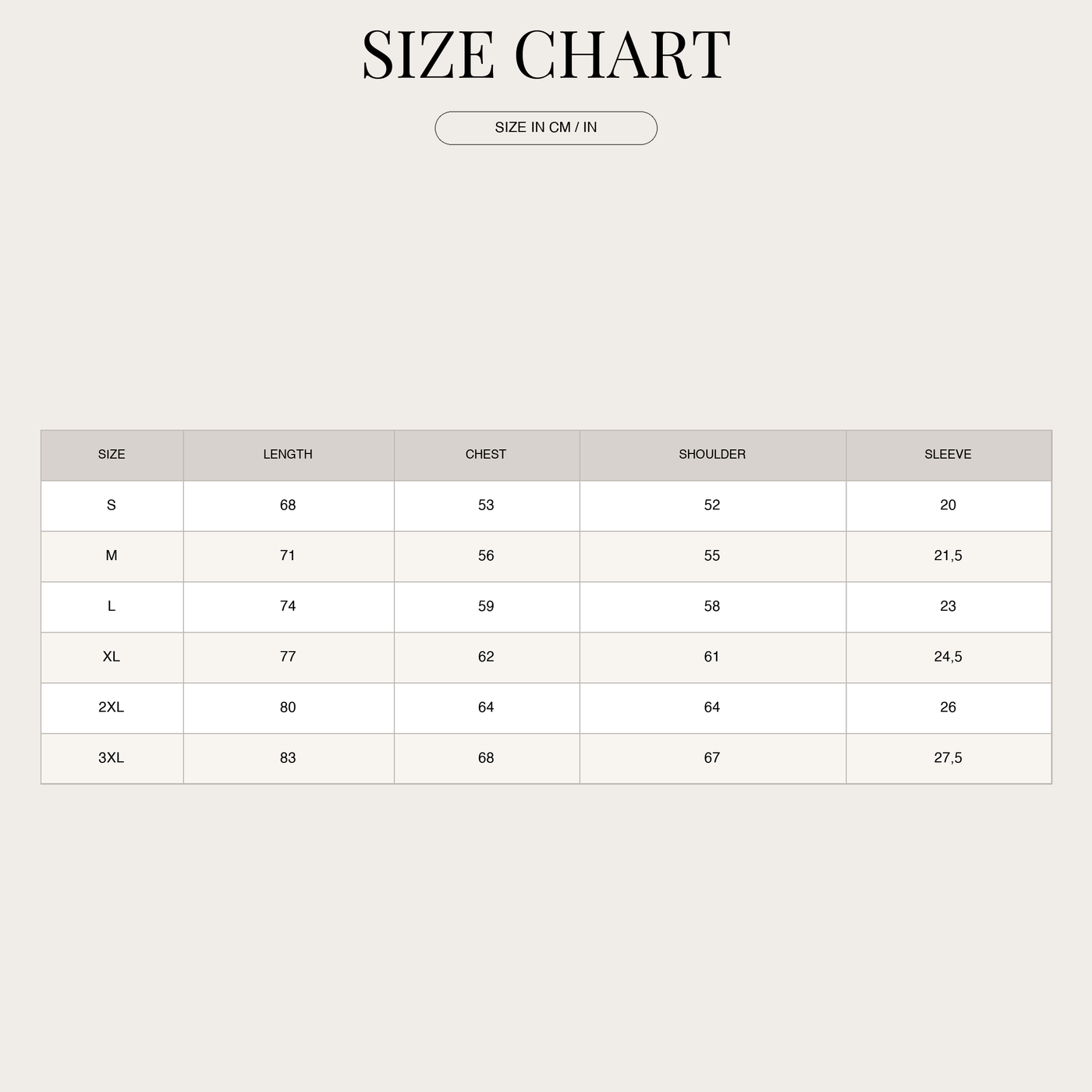 Kurzarm T-Shirt aus Baumwolle mit Waschung für Herren size chart