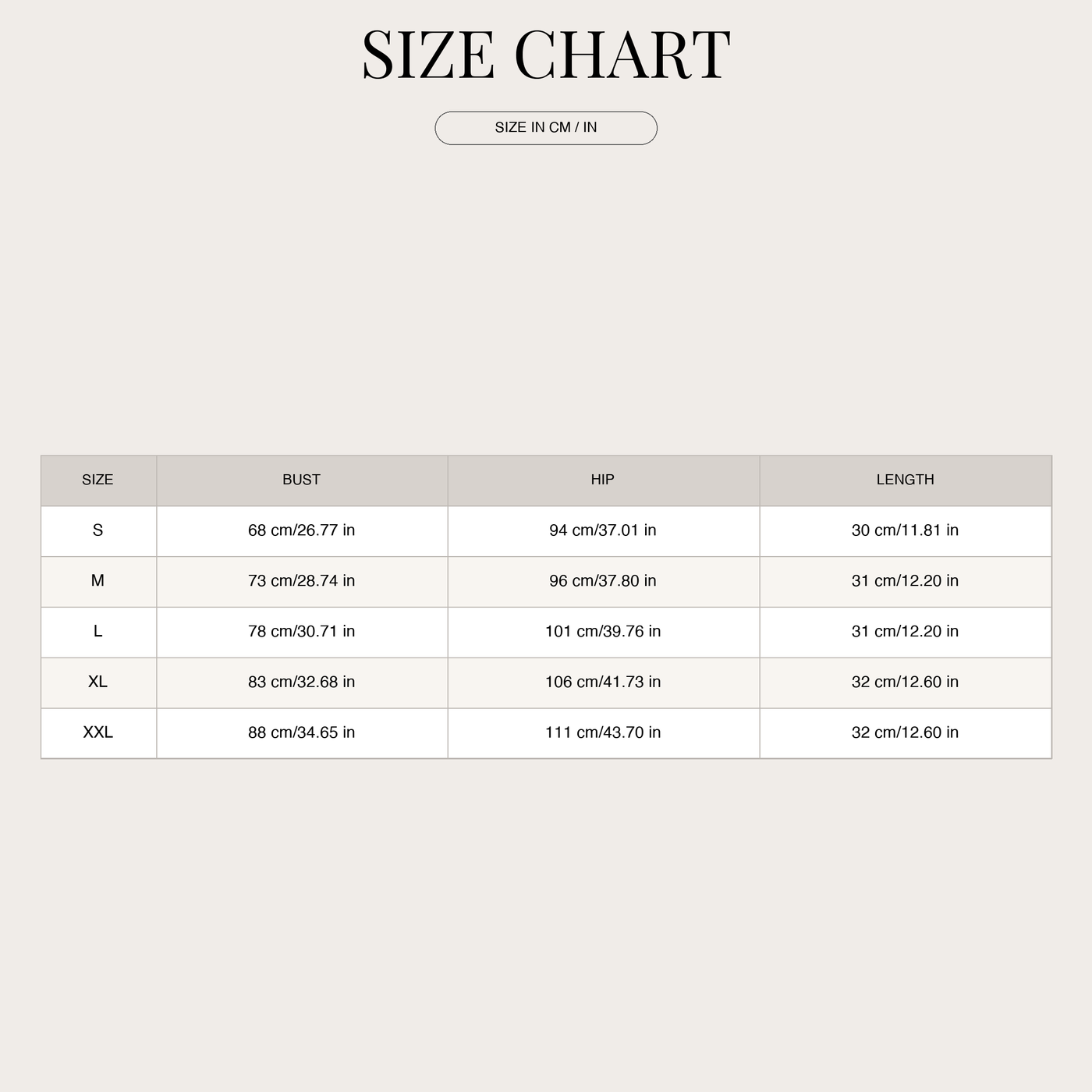 Abito corto in lino con balze e scollo a V da donna size chart