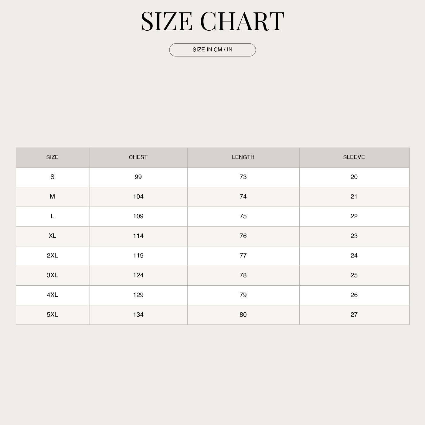 Rövid ujjú pamuting virágmintával férfiaknak size chart