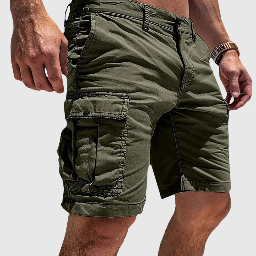 Laessige_Baumwoll_Cargo_Shorts_mit_Pattentaschen_fuer_Herren_3
