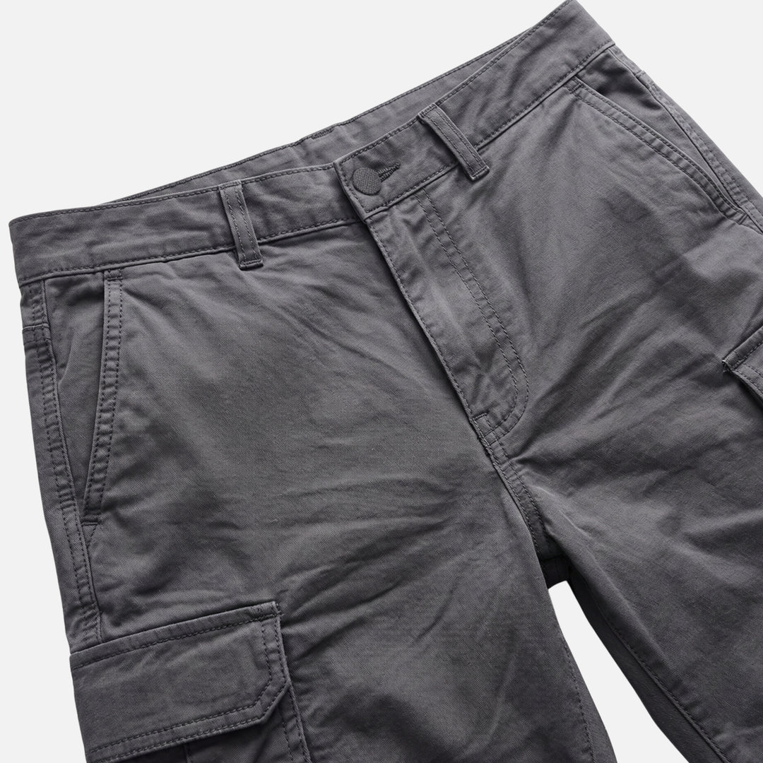 Laessige_Baumwoll_Cargo_Shorts_mit_Pattentaschen_fuer_Herren_5