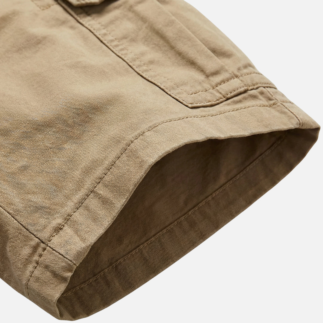 Laessige_Baumwoll_Cargo_Shorts_mit_Pattentaschen_fuer_Herren_7