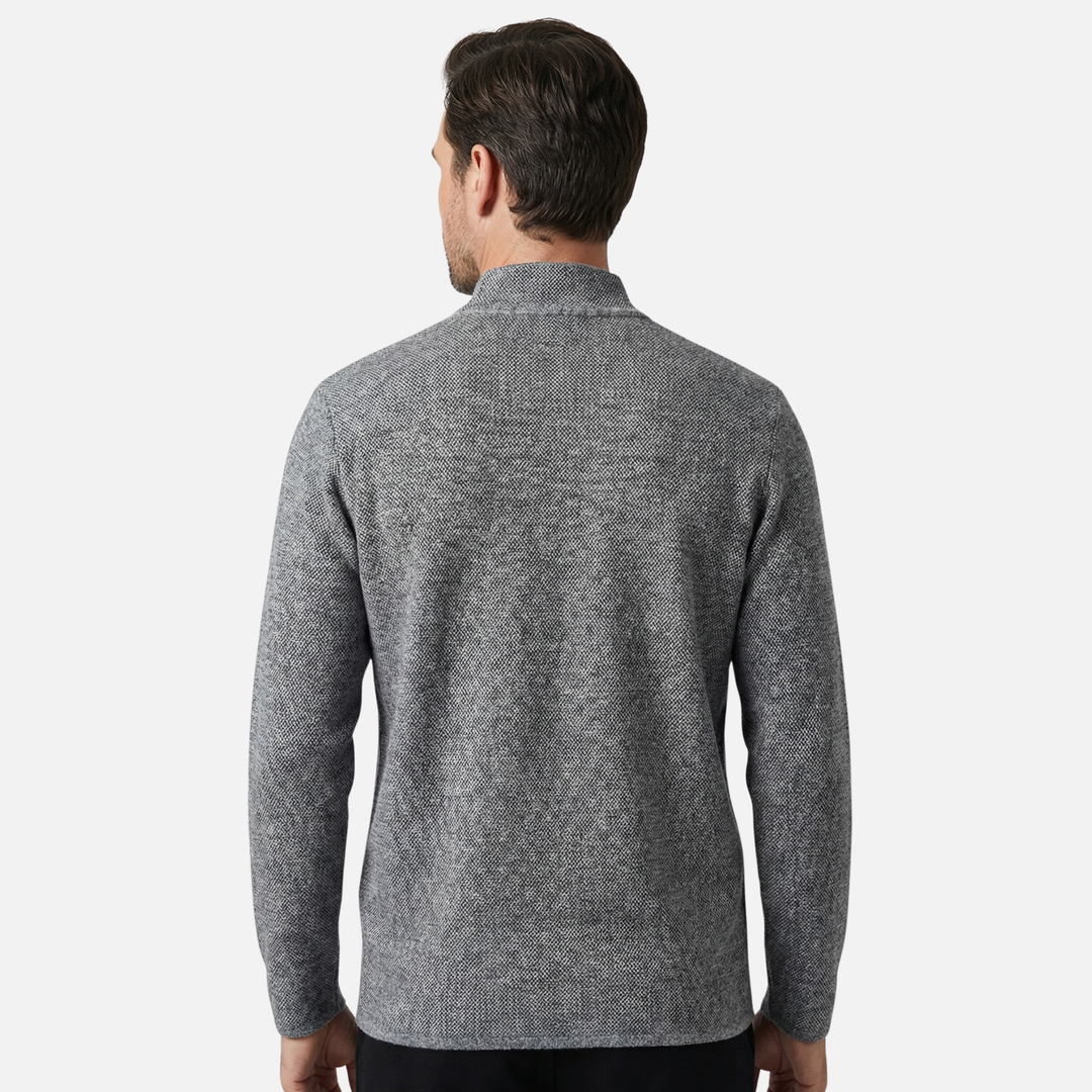 Lässiger Herren-Strickcardigan – Leichte Lage mit Knopfleiste