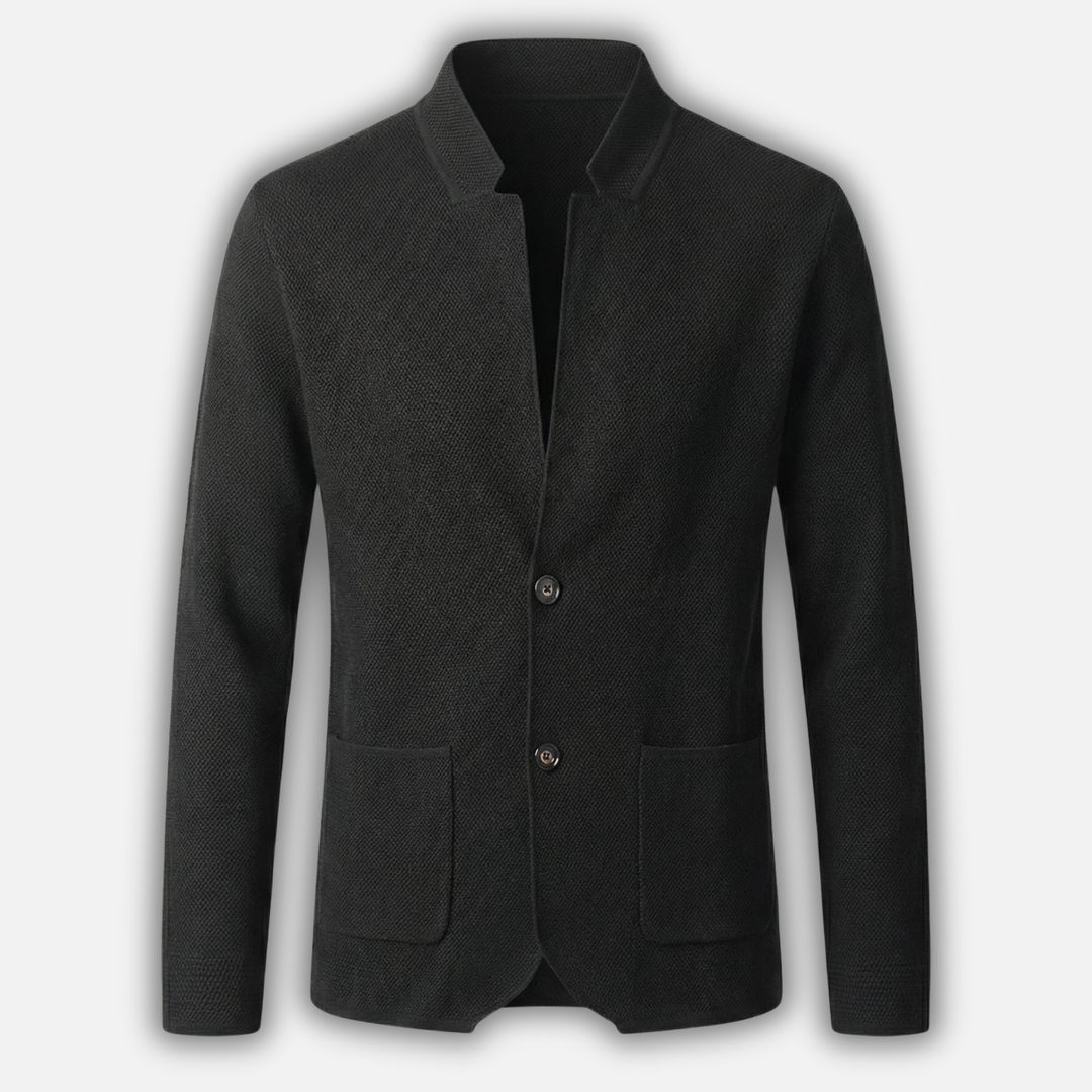 Lässiger Herren-Strickcardigan – Leichte Lage mit Knopfleiste