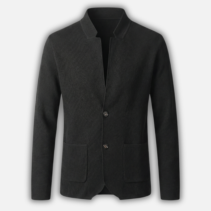 Lässiger Herren-Strickcardigan – Leichte Lage mit Knopfleiste