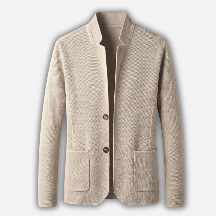 Lässiger Herren-Strickcardigan – Leichte Lage mit Knopfleiste
