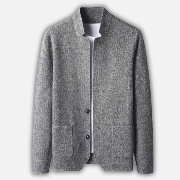 Lässiger Herren-Strickcardigan – Leichte Lage mit Knopfleiste