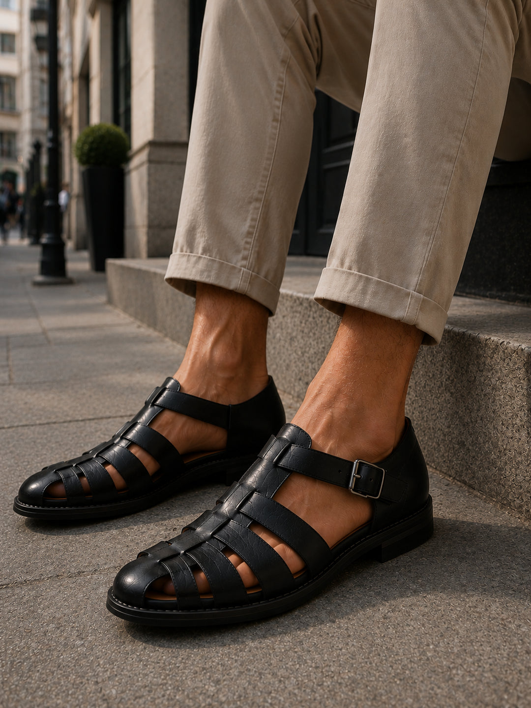Leder_Fischer_Sandalen_mit_geschlossener_Zehenpartie_fuer_Herren_1
