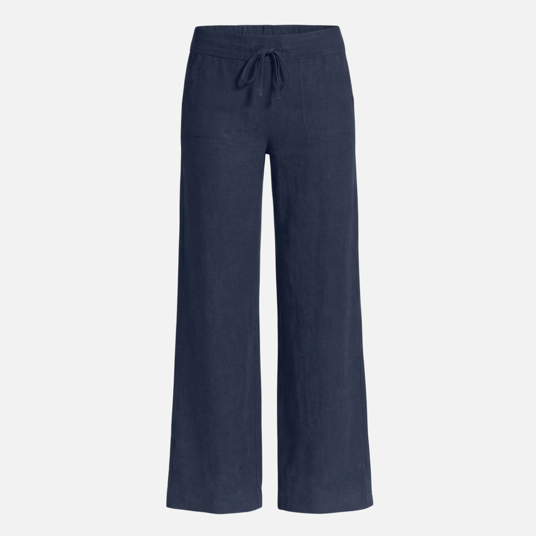 Light wide linen pants – Loose fit for women
