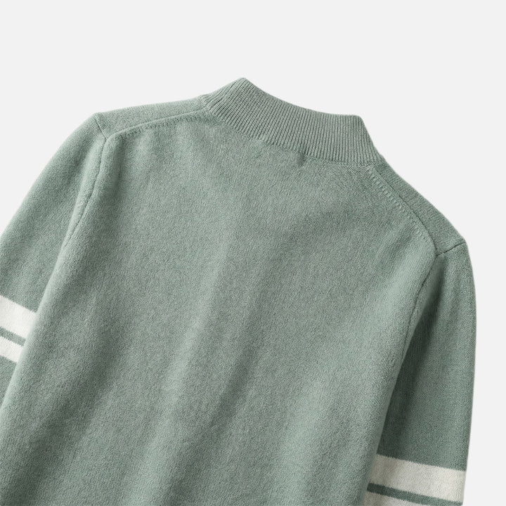 Light tailored merino cardigan with pockets for men