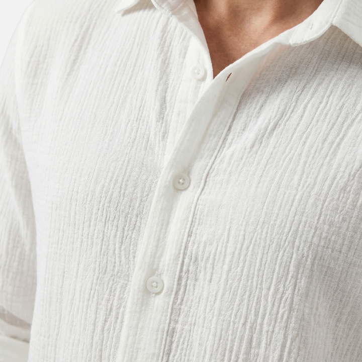 Lightweight summer casual long-sleeve shirt – relaxed fit for men