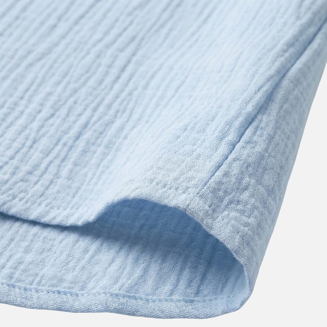 Lightweight summer casual long-sleeve shirt – relaxed fit for men