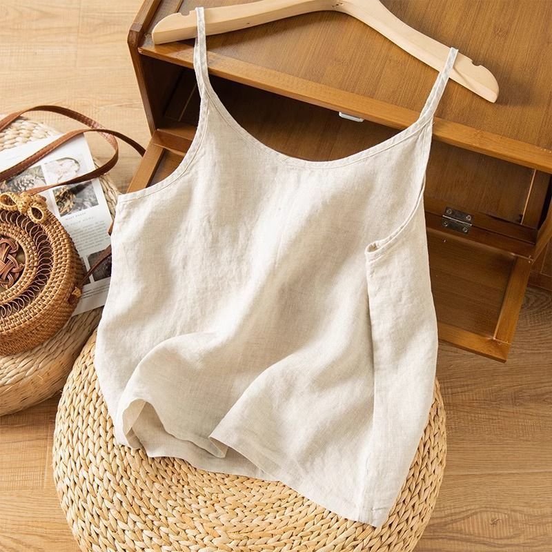Leinen_Camisole_Top_fuer_Damen_Schmale_Traeger_schlichter_Schnitt_2