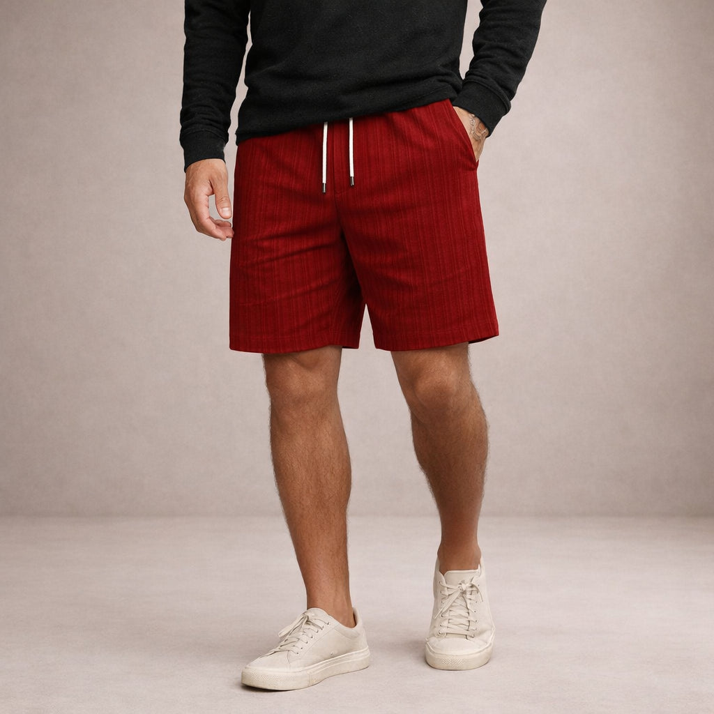 Leinen_Sommershorts_fuer_Herren_Kordelzug_laessiger_Schnitt_10