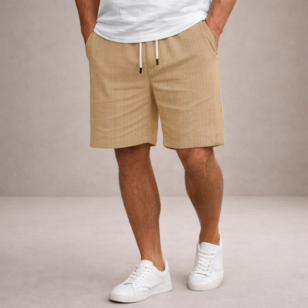 Leinen_Sommershorts_fuer_Herren_Kordelzug_laessiger_Schnitt_11
